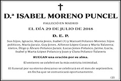 Isabel Moreno Puncel